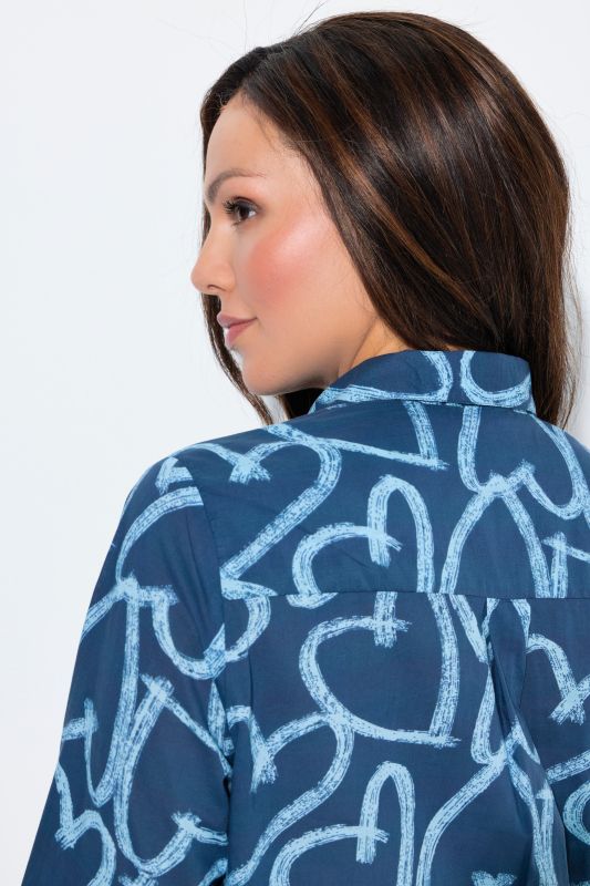 Heart Print Tunic Dress