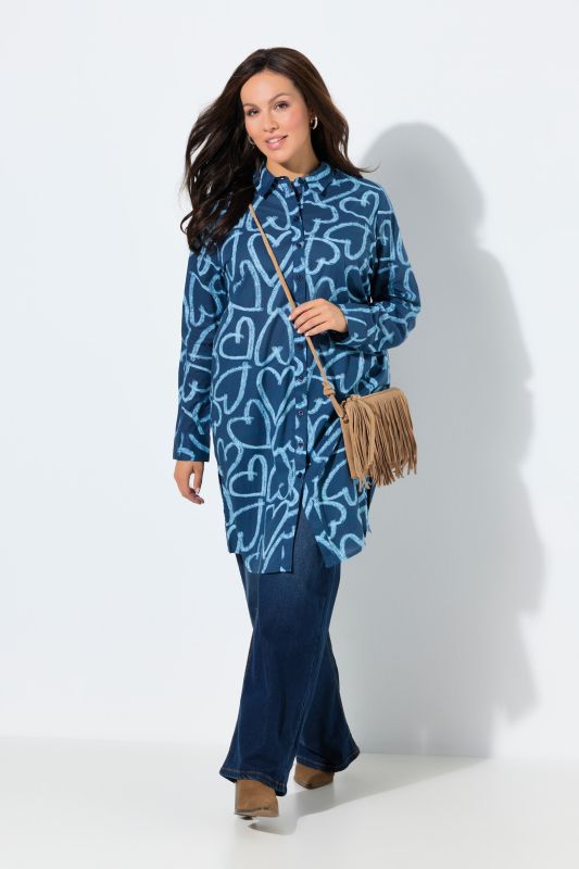 Heart Print Tunic Dress