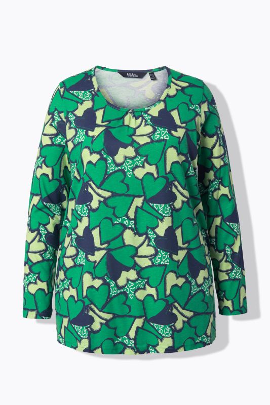 Graphic Heart Print Tee