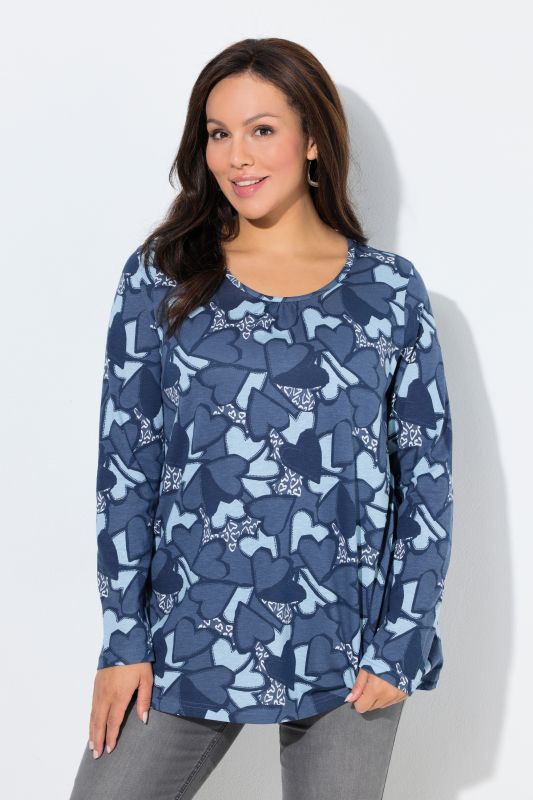 Graphic Heart Print Tee