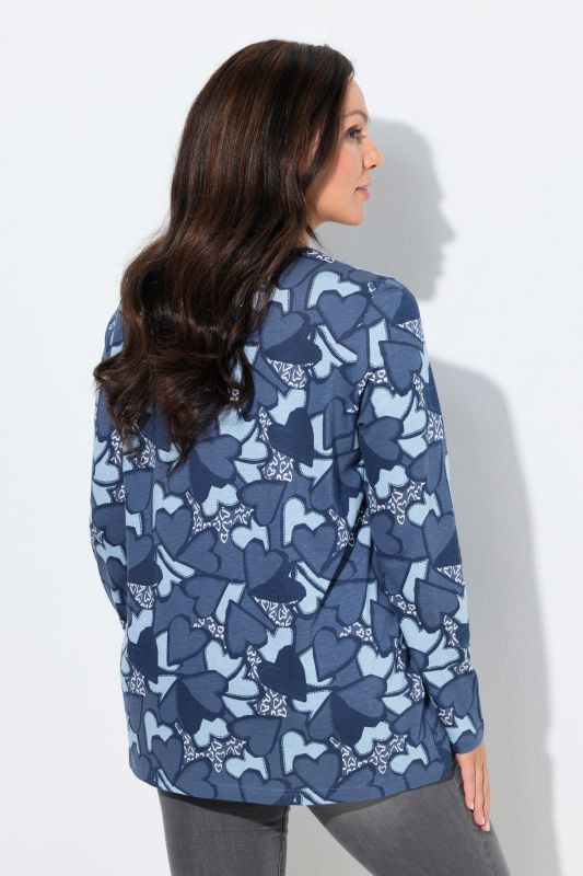 Graphic Heart Print Tee