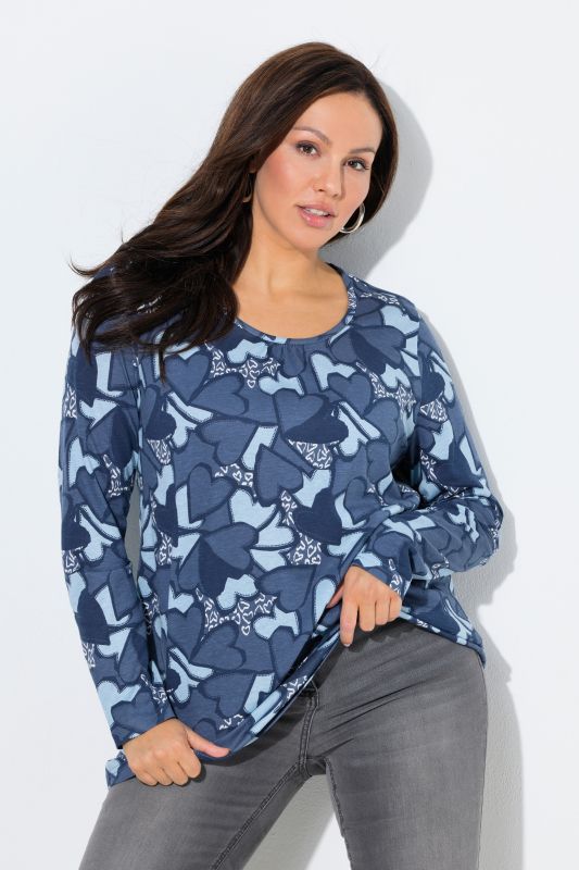 Graphic Heart Print Tee