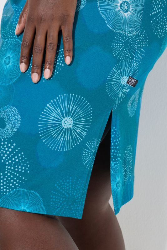 Geometric Floral Print Sleep Tees