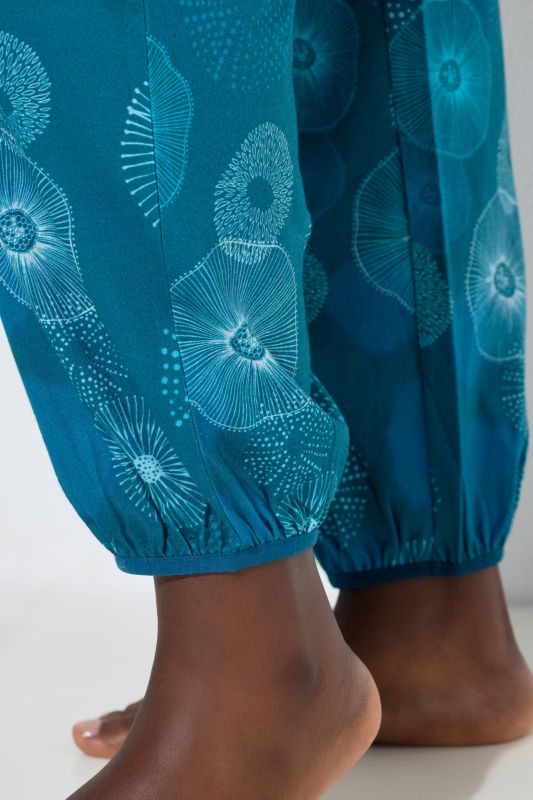 Geometric Floral Pajama Set