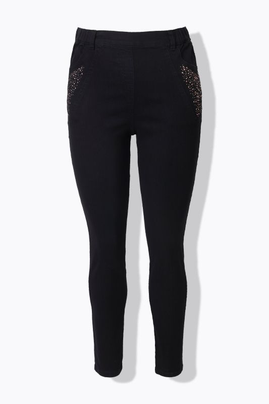 Rhinestone Detail Jeggings