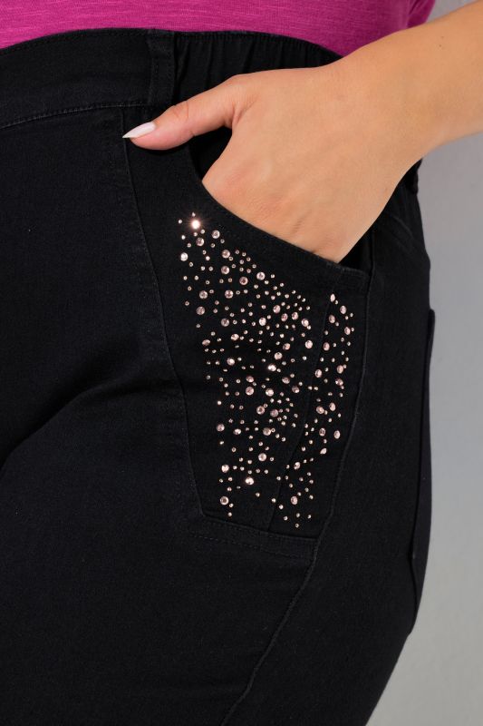 Rhinestone Detail Jeggings