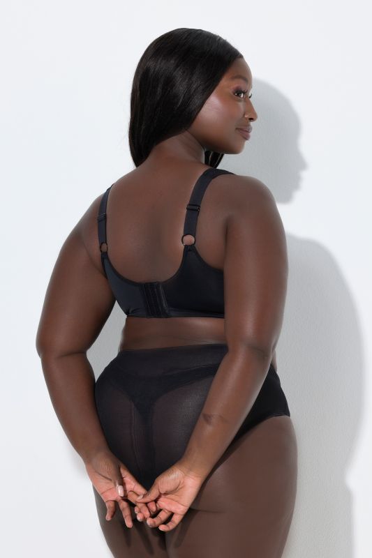 Mesh Panel Comfort Bra