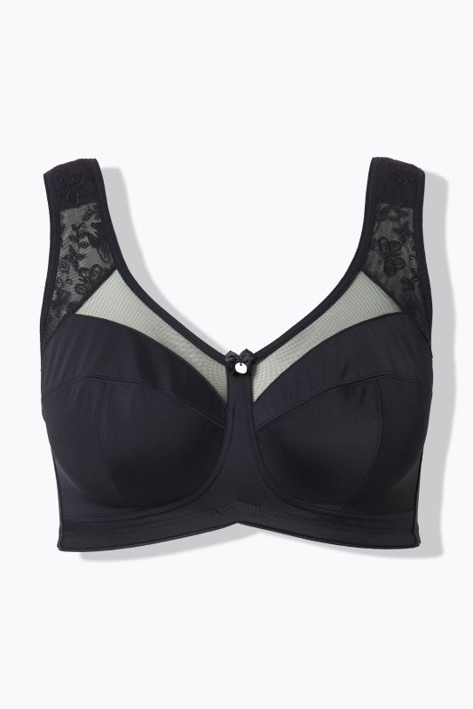 Mesh Panel Comfort Bra