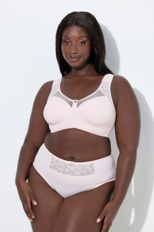 Mesh Panel Comfort Bra