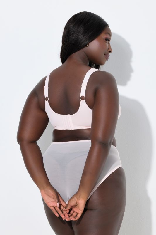 Mesh Panel Comfort Bra