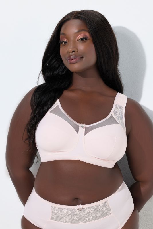 Mesh Panel Comfort Bra