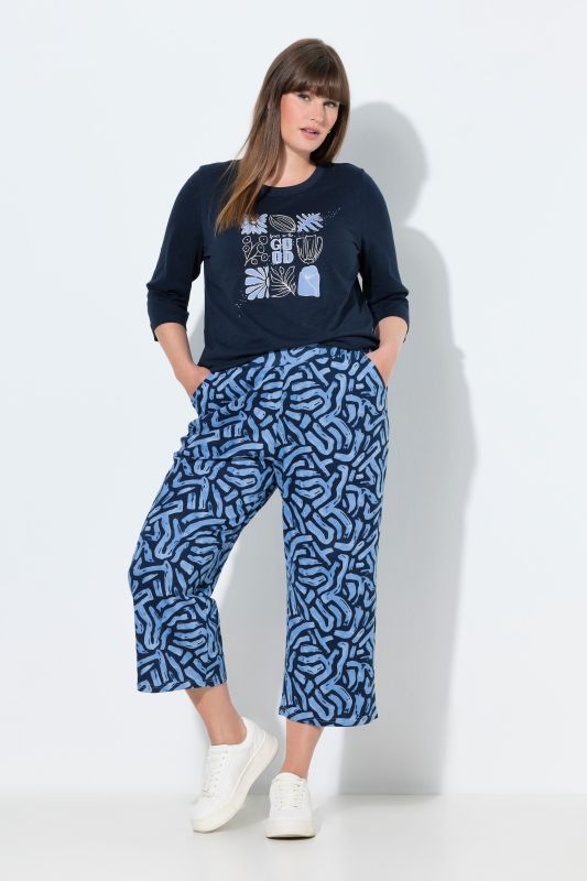 Eco Cotton Graphic Print Culottes