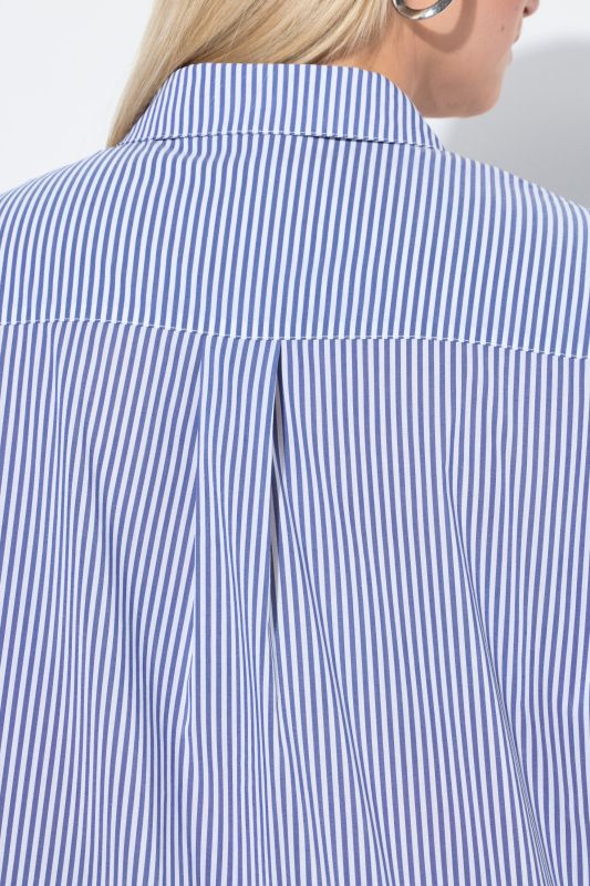 Pinstripe Tunic Blouse