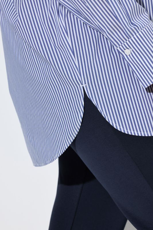 Pinstripe Tunic Blouse