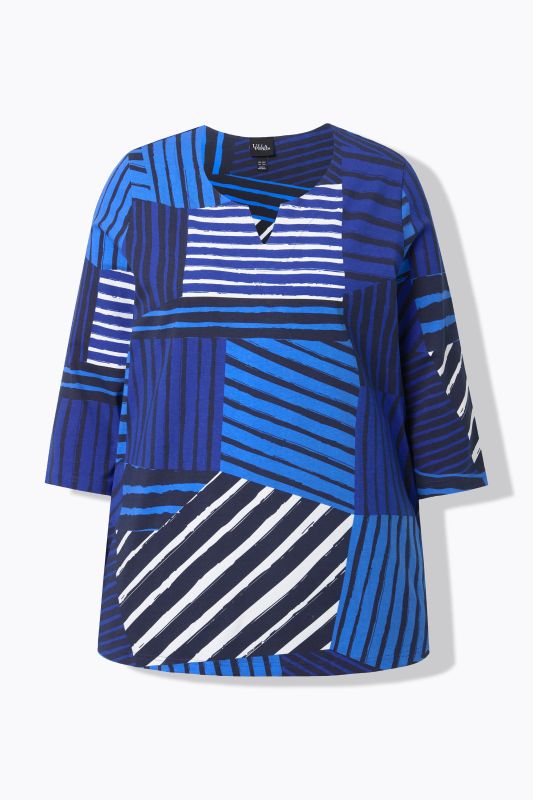 Graphic Mixed Stripe Tee