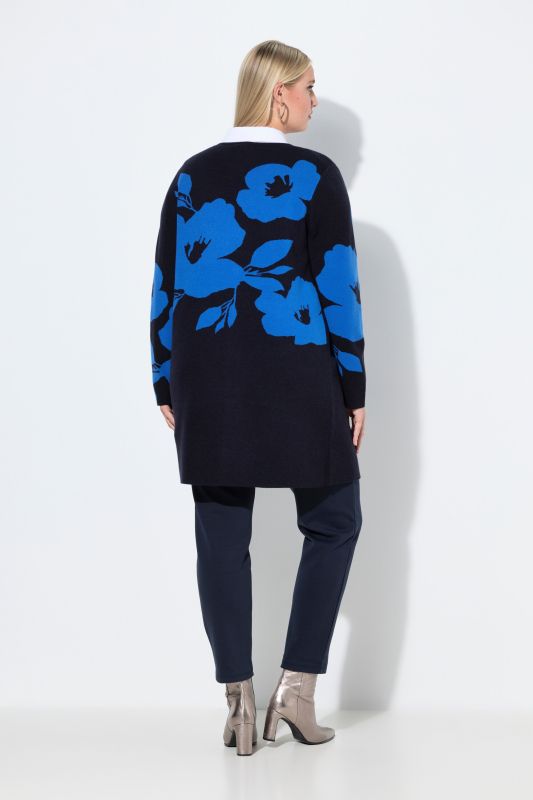 Жилетка с принт на цветя