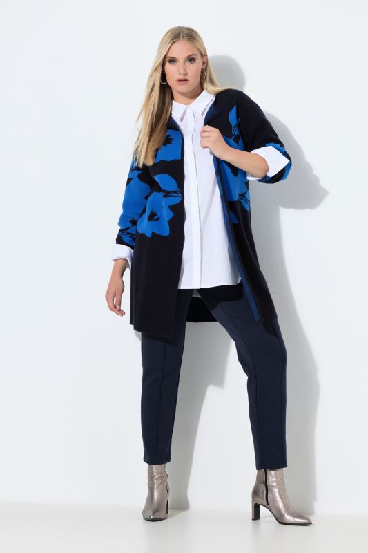 Жилетка с принт на цветя