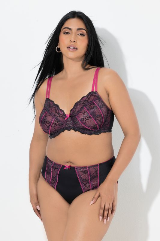 TruYou Floral Lace Midi Brief