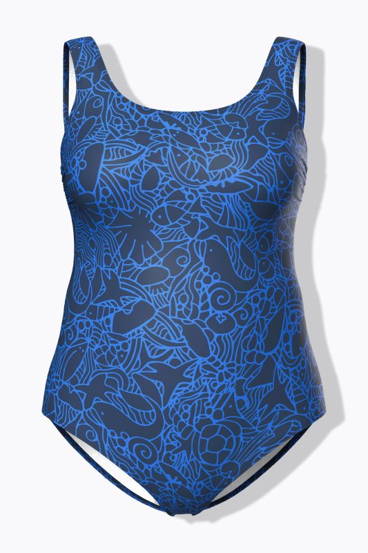 Marine Print Swimsuit