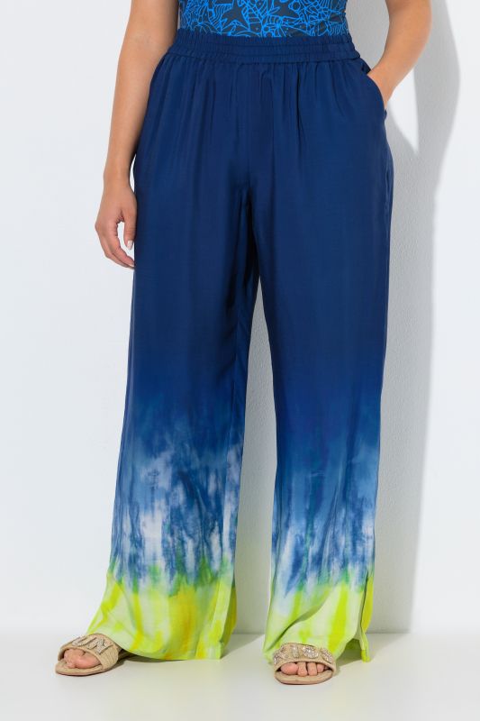 Sunny Beach Batik Palazzo Pants