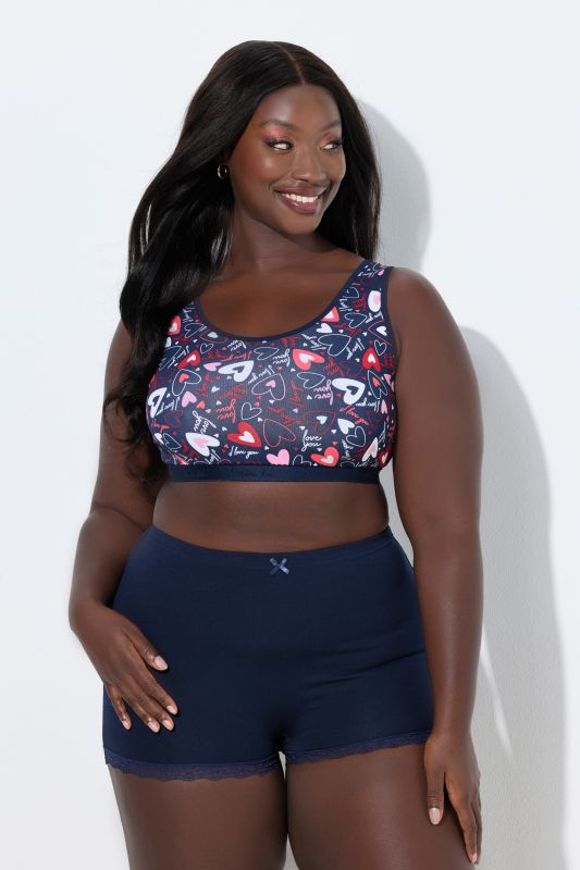 Боксерки комплект от 3 броя с принт на сърца