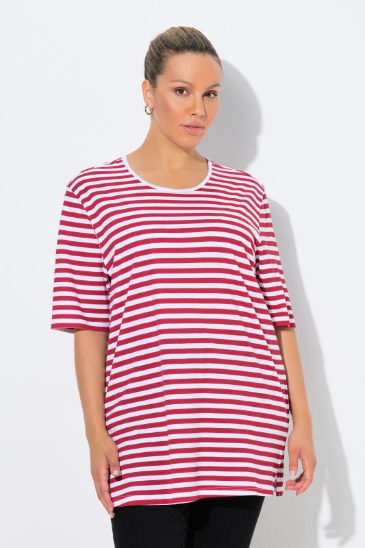 Eco Cotton Striped Crew Neck Tee