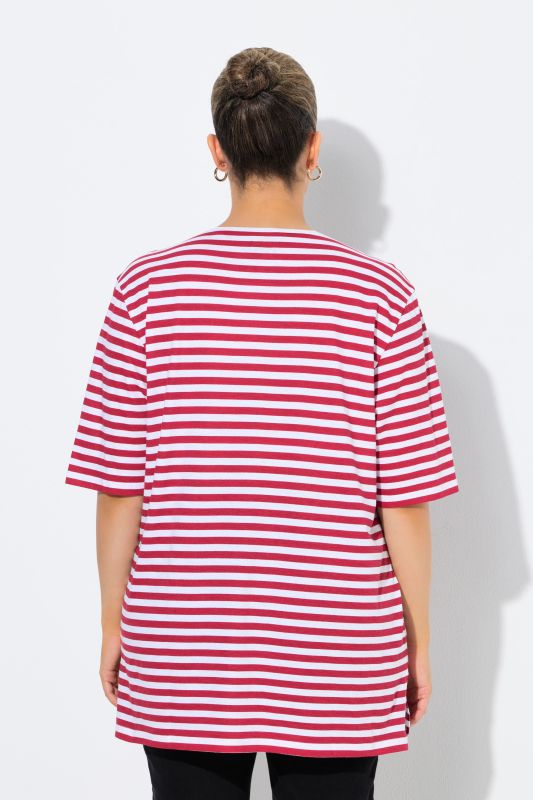 Eco Cotton Striped Crew Neck Tee