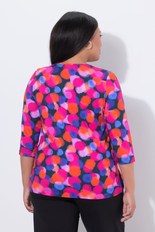 Colorful Dot Knit Tunic