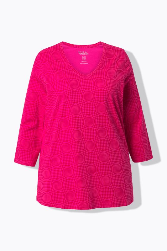 Тениска с илюзионен принт