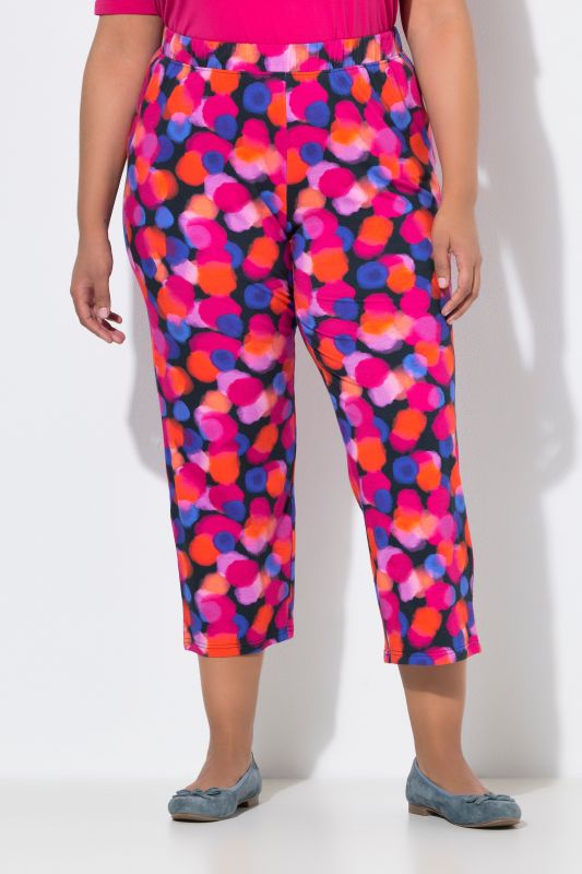 Colorful Dot Jersey Pocket Pants
