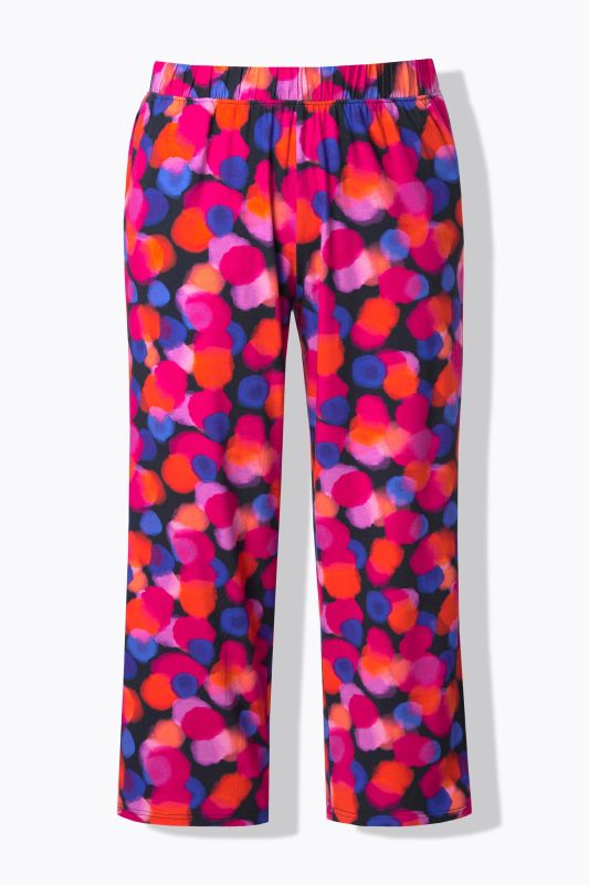 Colorful Dot Jersey Pocket Pants