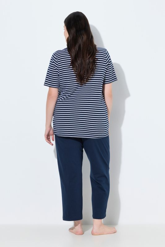 Eco Cotton Striped Pajama Set