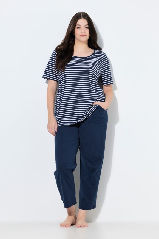 Eco Cotton Striped Pajama Set