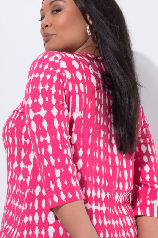 Batik Print Knit Tunic