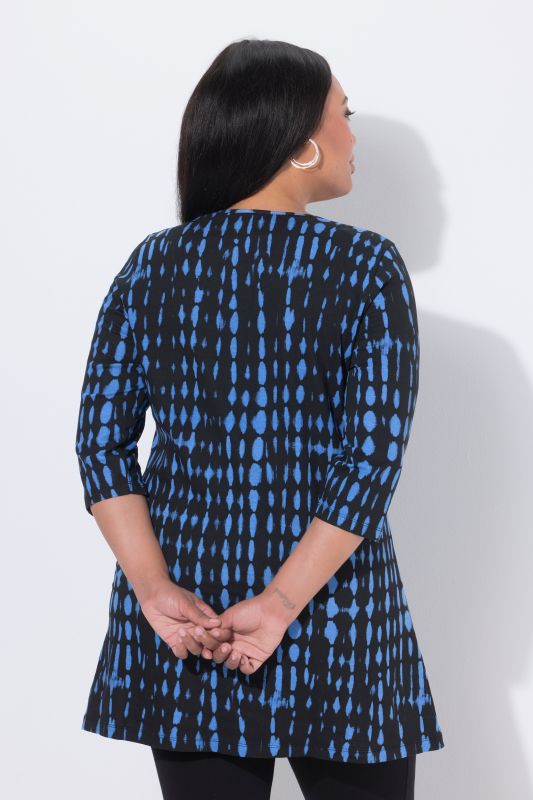 Batik Print Knit Tunic