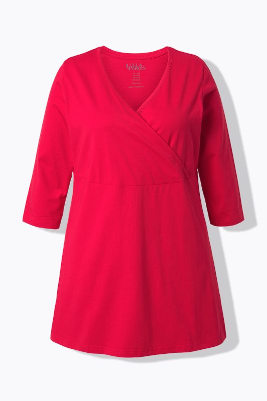 Wrap Look Knit Tunic