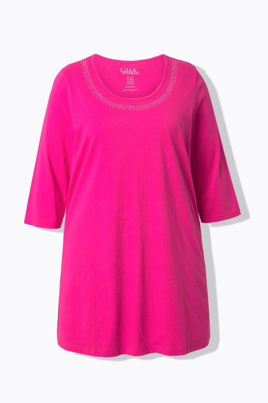 Metallic Studded Knit T