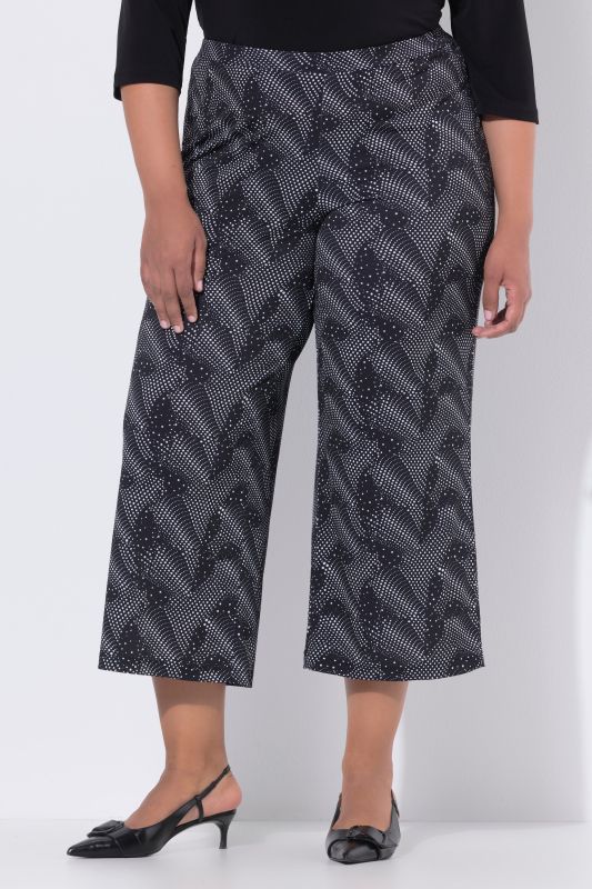 Matte Jersey Graphic Print Pants