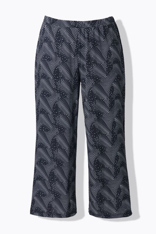 Matte Jersey Graphic Print Pants