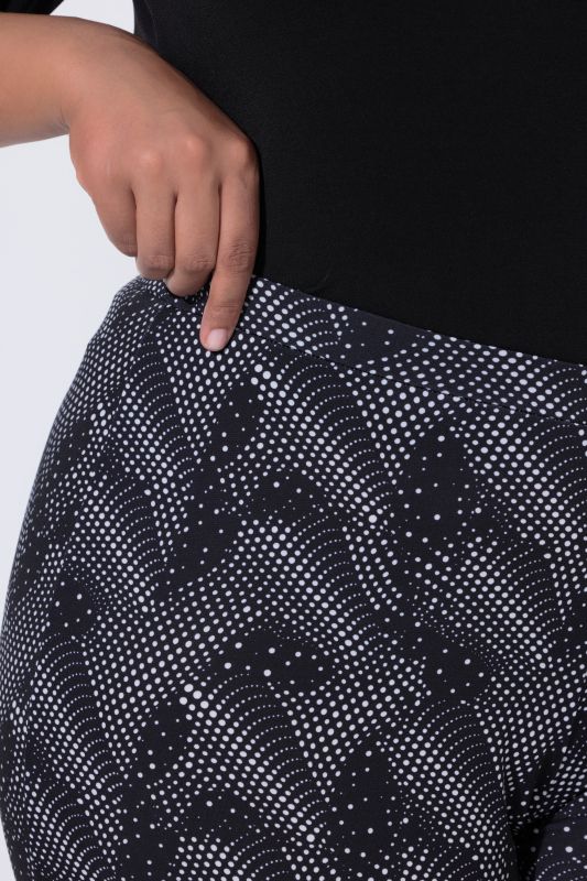 Matte Jersey Graphic Print Pants