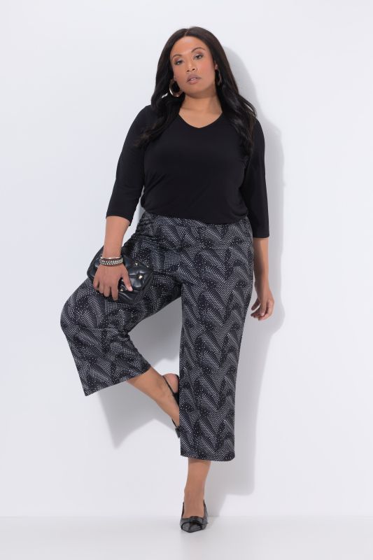 Matte Jersey Graphic Print Pants