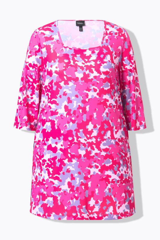 Matte Jersey Neon Floral Pocket Tunic