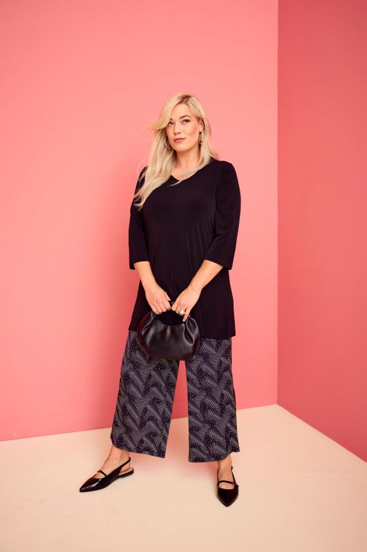 Matte Jersey 3/4 Sleeve Tunic