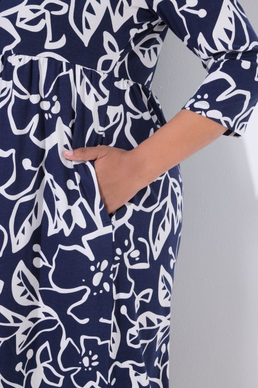 Floral Print Pocket Dress