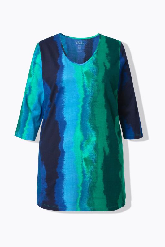 Batik Wave Knit Tunic