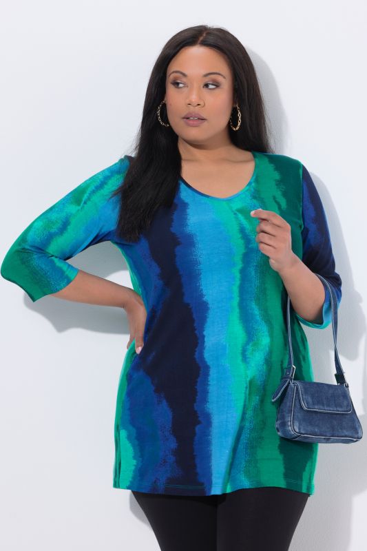 Batik Wave Knit Tunic
