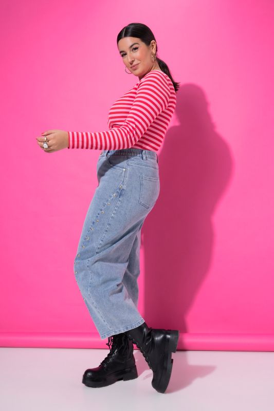 Дънки тип балон с капси