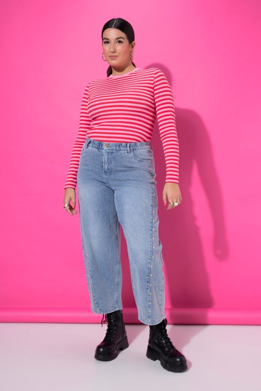 Дънки тип балон с капси