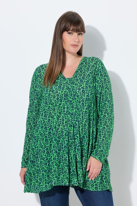 Ditsy Floral Long Sleeve Tunic