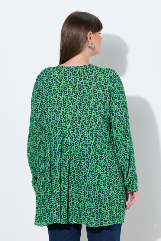 Ditsy Floral Long Sleeve Tunic